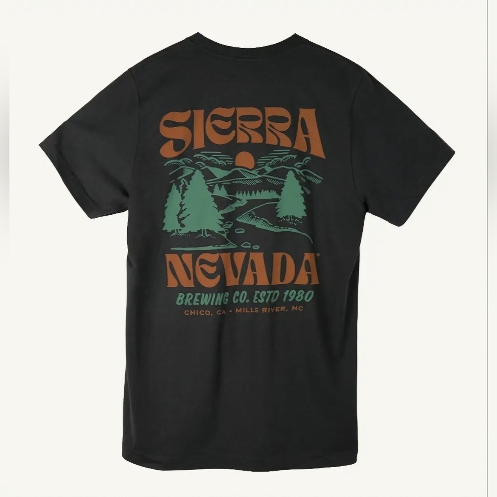 NWT | Sierra Nevada Brewing Co. | Retro Magic Mountain T-Shirt | 100% Cotton | S